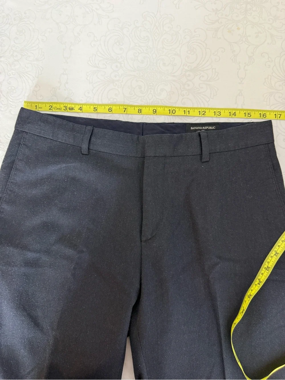 Banana Republic Honeycomb Tailored Slim Fit Trouser Pants Size 32X32
